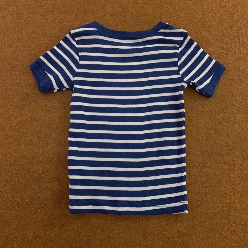 Carter's Old Navy Toddler 3T Multi-Color Striped Pajama Shirt Bundle 2pk NWT